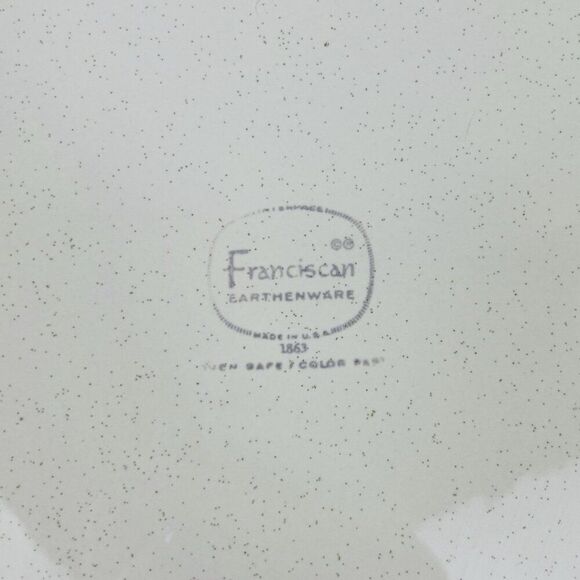 Vintage Franciscan Autumn Leaves 13.75" Oval Serving Platter Stoneware Fall USA - Picture 3 of 8